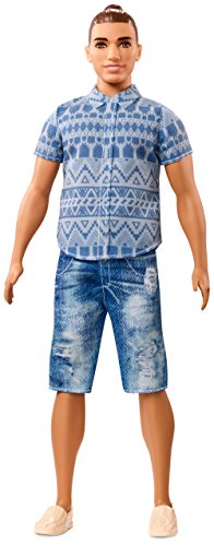 Barbie Fashionista, muñeco Ken Distressed Denim (Mattel FNJ38)