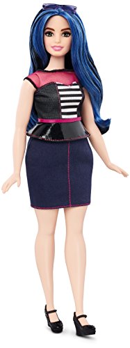 Barbie Fashionistas - Muñeca, Franjas Encantadoras (Mattel DMF29)