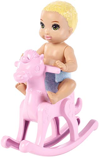 Barbie Skipper Hora de la siesta, Muñeca Canguro con bebés y accesorios, regalo para niñas y niños 3-9 años (Mattel GFL38)