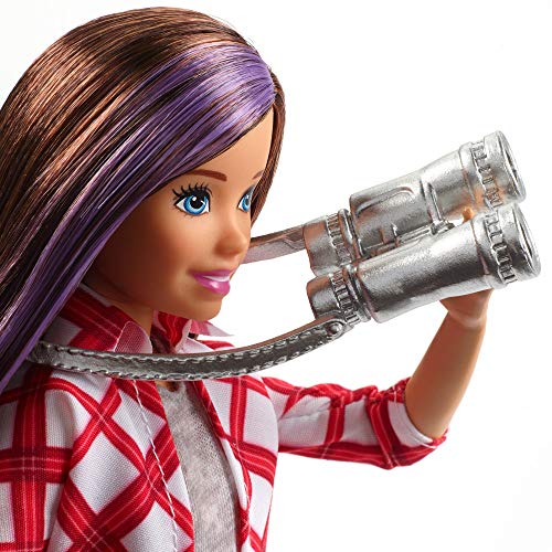 Barbie Vamos de viaje, muñeca con accesorios (Mattel FWV17)