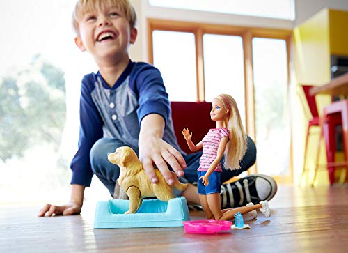 Barbie y sus perritos sorpresa, muñeca con accesorios, regalo para niñas y niños 3-9 años (Mattel FDD43) , color/modelo surtido