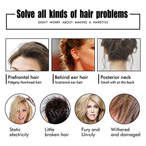 Barra de acabado para el cabello, pequeñas barras de acabado de crema de cabello rotas, crema de gel para dar forma a la cera, fácil de moldear, el mejor regalo para una hermosa niña (15 g)