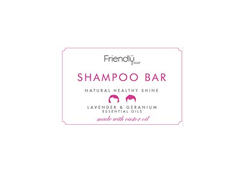 Barra de champú natural de lavanda y geranio (caja de 6)