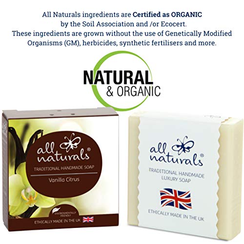 Barra de jabón orgánico antibacteriana All Naturals, 100 g.