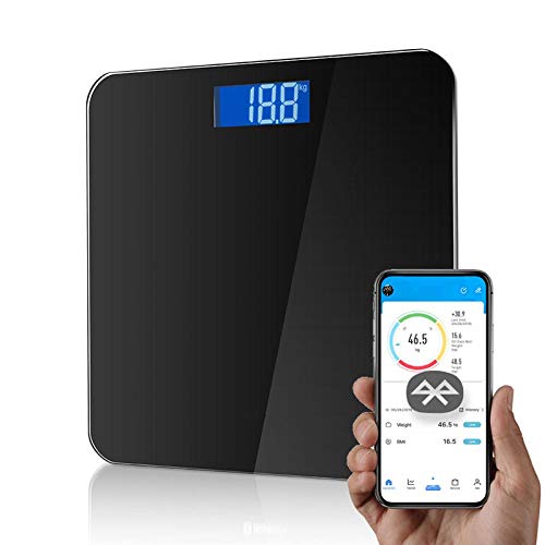 Báscula de Grasa Corporal, Ciencia del Suelo, electrónica Inteligente, LED, báscula Digital, báscula de baño, El teléfono Inteligente se Puede conectar a la aplicación Bluetooth