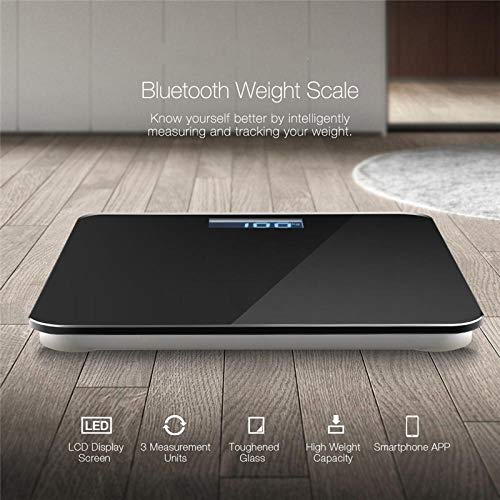 Báscula de Grasa Corporal, Ciencia del Suelo, electrónica Inteligente, LED, báscula Digital, báscula de baño, El teléfono Inteligente se Puede conectar a la aplicación Bluetooth