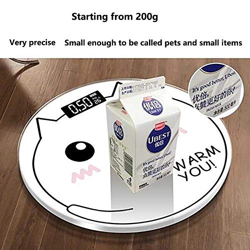Básculas de baño Digital Smart, Home Transparent Weight Scales Scale Small Weight Body Fat Scale Digital Electronic Weighing Scale For Pregnant Women