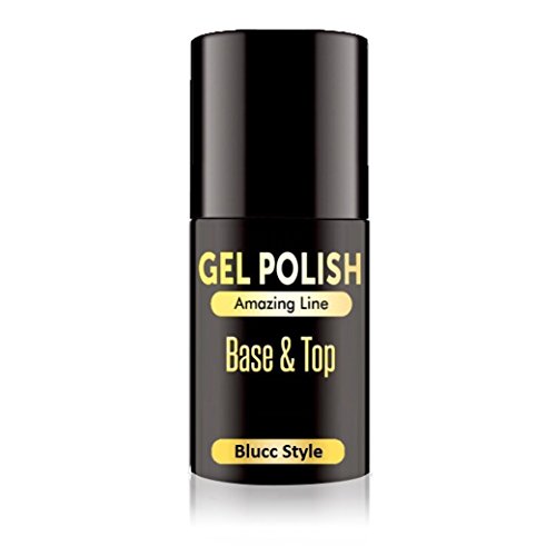 Base & Top Amazing 5ml - Base y finalizador 2 en 1 - Para esmaltes permanentes y geles - Brillo asegurado - Blucc Style