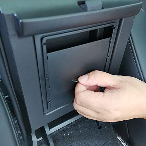 BASENOR Tesla - Bandeja organizadora de Consola Central Modelo 3 con Soporte para Monedas y Gafas de Sol para Tesla Modelo 3