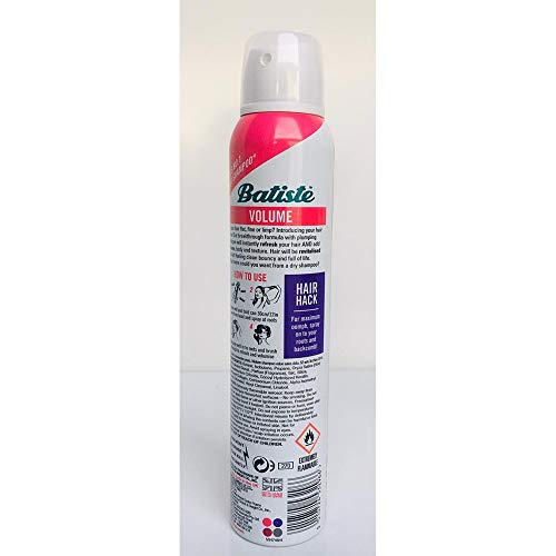 Batiste Champú Seco & Volumen Con Plumping Colágeno 200ml
