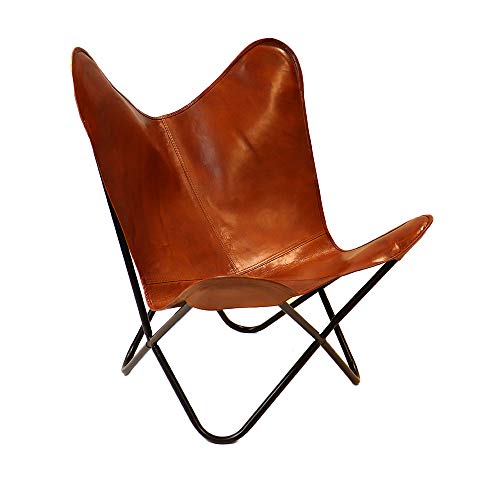 Bauhauschairs Butterfly Chair Spirit - Silla de piel con diseño de mariposa