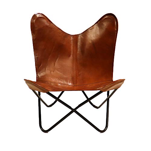 Bauhauschairs Butterfly Chair Spirit - Silla de piel con diseño de mariposa