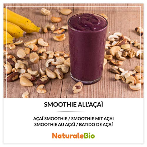 Bayas de Acai Orgánico en Polvo [Freeze - Dried] 100g. Pure Acaí Berry Powder Extracto crudo de la pulpa de la baya de açaí liofilizado. 100% Bio cultivado en Brasil. Superalimento Ecológico.