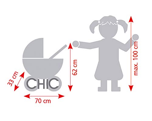 Bayer Chic 2000 - Cochecito para muñecas (612 46)