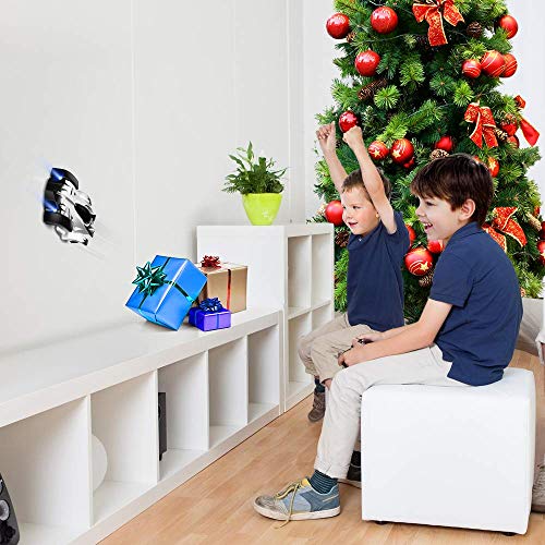 Baztoy Coche Teledirigido, Coche Radiocontrol para Coche de Acrobacias en la Pared Modos duales Rotación de 360 ° RC Cars Coches de Juguetes para niños Regalos Divertidos Gadgets Geniales