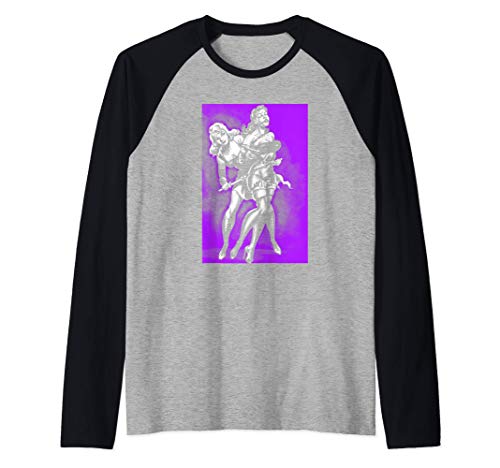 BDSM Bondage Dominación Sumisión Sadismo Masoquismo Camiseta Manga Raglan