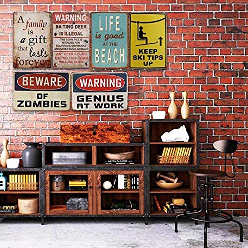 BDTS 1910 Letrero de metal con diseño de puros de Lucke's Stogie, 20 x 30 cm