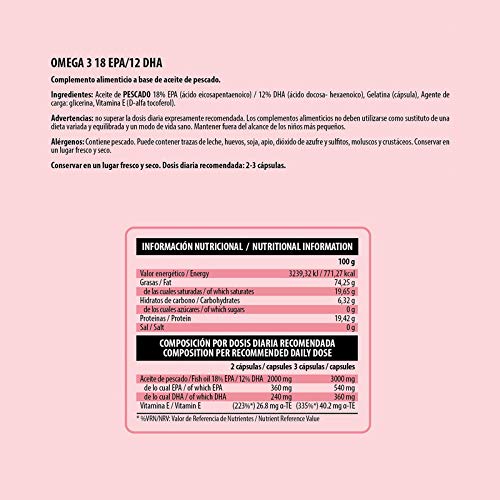 Be Essential - Omega 3 con Vitamina E, 90 cápsulas