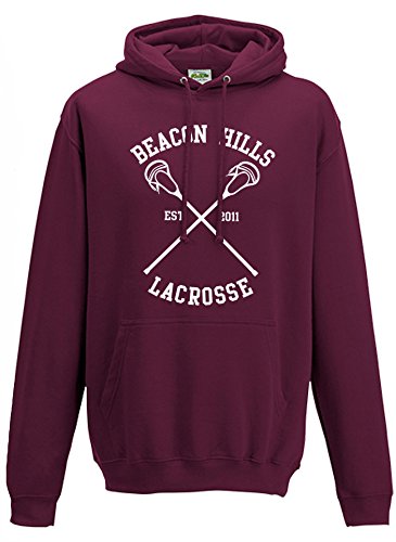 Beacon Hills Stilinski Lahey Lacrosse Mccall Sudadera de lacrosse con capucha Stilinski 24 Small