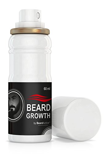 Beard Growth Spray - Spray de Crecimiento de Barba – Nueva Formulación Mejorada - Promueve el Crecimiento de Barba - Para una barba más fuerte y densa