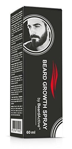 Beard Growth Spray - Spray de Crecimiento de Barba – Nueva Formulación Mejorada - Promueve el Crecimiento de Barba - Para una barba más fuerte y densa