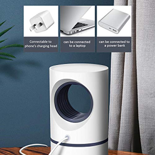 Beatie Lámpara Antimosquitos para Proteger a los niños, lampara de Mosquito para Hogar Interior Jardín Exterior Especialidad Aparato - Wraparound photocatalytic Violet Light