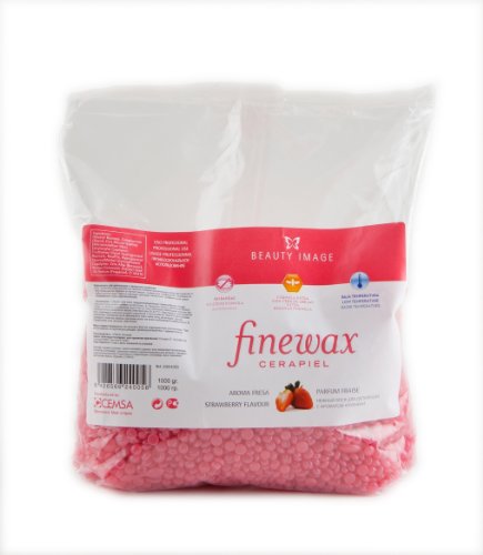 Beauty image finewax - Cera depilatoria caliente (1 kg, fresa)