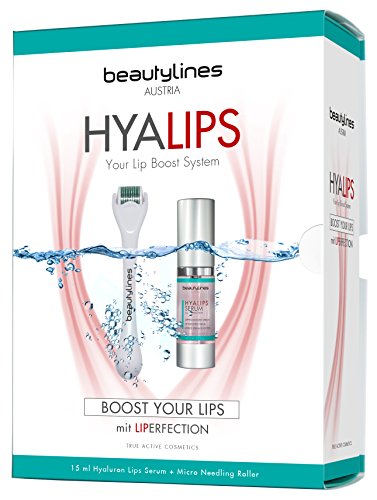 Beauty Lines hyalips labio Booster + Micro Need Ling Roller, 1er Pack (1 x 15 ml)