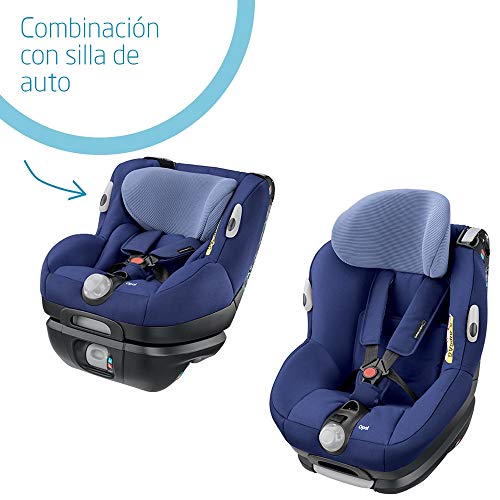 Bébé Confort Opal Silla de coche bebé, a contramarcha o sentido de la marcha, ajustable y reclinable, instalación con cinturón de seguridad, 0 meses - 4 años, 0-18kg, color azul (River Blue)