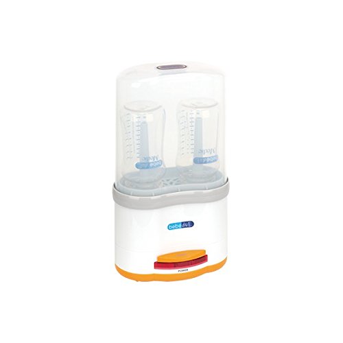 Bebé Due Electrico Doble - Esterilizador eléctrico, Esterilizador, Color Transparente y blanco, Esterilizadores