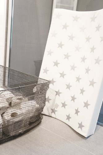 Bébé-Jou 680037 - Cambiador plastificado, 72 x 44 cm, color plata