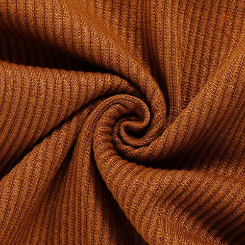 Bebé Muchachas Niños Monos Manga Larga Mono Color sólido Monos Ropa de Simplicidad Unisexo (Yellow, 3-6m)