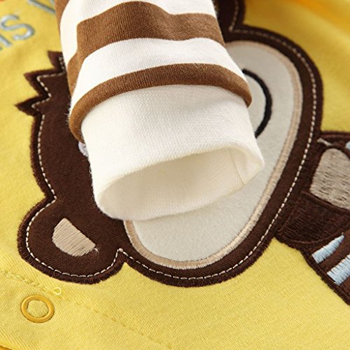 Bebés Pijama Algodón Mameluco Niñas Niños Peleles Sleepsuit Caricatura Trajes, 3-6 Meses