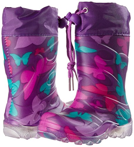 Beck Butterfly, Botines para Niñas, Morado Lila 13, 35 EU