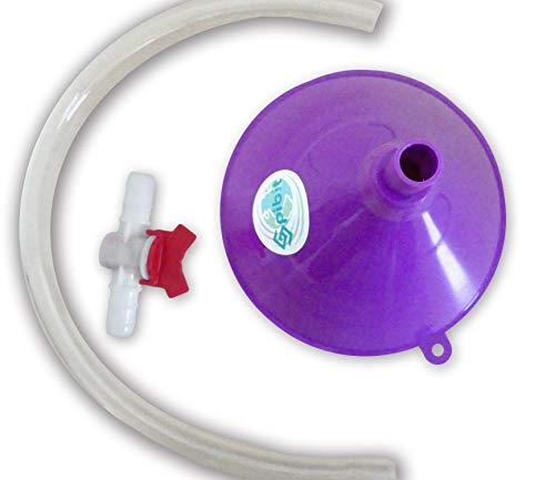 Beer Bong Funnel Set with a Stop Valve –Thick Bend-Free Hose, Great for Beer Lovers and Parties. Comes with a Bottle Opener