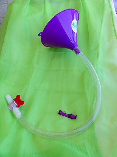 Beer Bong Funnel Set with a Stop Valve –Thick Bend-Free Hose, Great for Beer Lovers and Parties. Comes with a Bottle Opener
