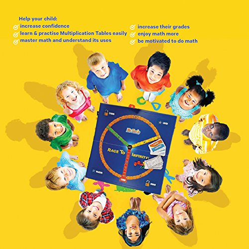 BeGenio Juego Matemáticas Niños Primaria 1º 2º Eso - Juegos de Mesa Divertidos con Dado - Juegos Educativos para Más Confianza - Juego de Mesa para Niños Sumar Restar Multiplicar