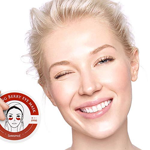 Beito 60Sheet ginseng Berry debajo del ojo parches de colágeno máscara de ojos anti-aging & arrugas ojo gel máscara de la máscara del ojo calmante almohadillas para los círculos oscuros