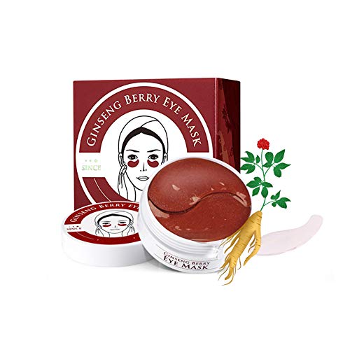 Beito 60Sheet ginseng Berry debajo del ojo parches de colágeno máscara de ojos anti-aging & arrugas ojo gel máscara de la máscara del ojo calmante almohadillas para los círculos oscuros