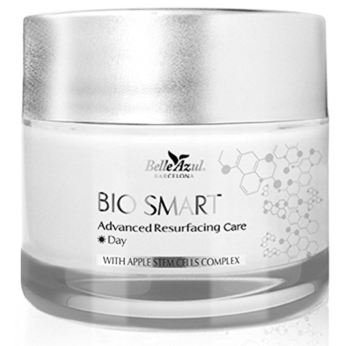 Belle Azul - BIO SMART Crema de día Cuidado Anti-Arrugas - Reafirmante & Anti-edad, sin parabenos sin ftalatos no testado en animales, 50ml
