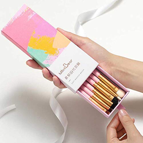 Belleza 6 Conjuntos de Cepillo de Sombra de Ojos, Todos los Tipos de Alto Valor, Tutoriales, fácil for los Principiantes Sets de brochas