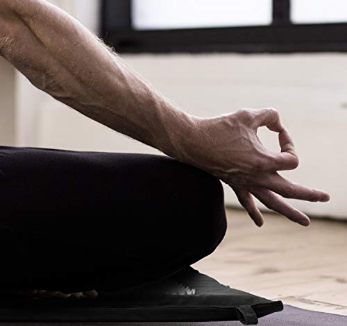 Belmalia Esterilla de Acupresión, Esterilla de Masaje, Esterilla de Faquir, Esterilla de Relajación, Negro