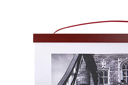 Benjia B2 - Marco para póster (25 cm, caoba)