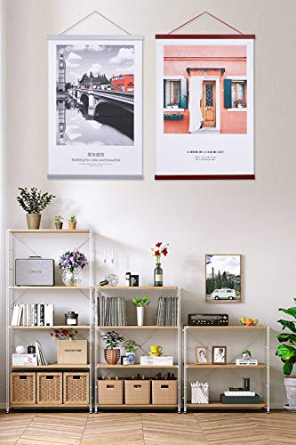 Benjia B2 - Marco para póster (25 cm, caoba)