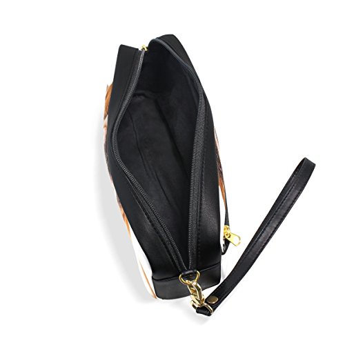 Bennigiry Bulldog - Estuche de piel sintética para lápices, bolígrafos escolares, bolsa de maquillaje de gran capacidad