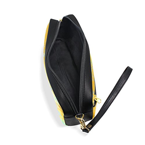 BENNIGIRY Fruit Banana - Bolso escolar para niños, bolígrafo, bolígrafo, cosmético, bolsa de maquillaje para mujeres y niñas, bolsa de papelería duradera de gran capacidad