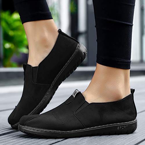 Berimaterry Zapatillas de Deporte de Las señoras de Las Mujeres Ocasionales Holgazanes Ligeros Transpirables Zapatos Zapatillas Zapatos Perezosos, Zapatos de Madre