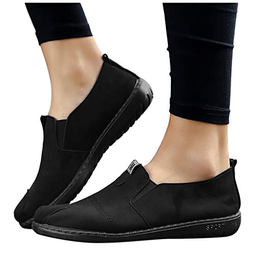 Berimaterry Zapatillas de Deporte de Las señoras de Las Mujeres Ocasionales Holgazanes Ligeros Transpirables Zapatos Zapatillas Zapatos Perezosos, Zapatos de Madre