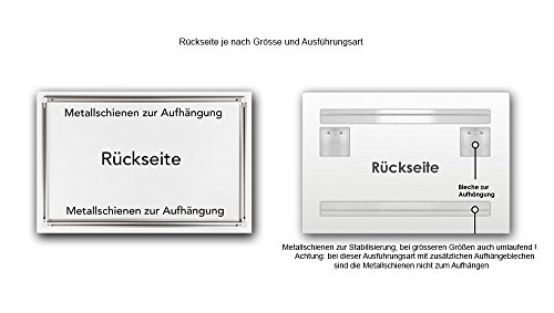 Berlin Centro. National Antigua Galería en el Museo Cuartos al Berliner Dom en noche luz., Vidrio acrílico sobre aluminio dibond, 300 x 100 cm