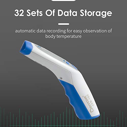 Berrcom Termómetro de frente para niños y adultos digital médico sin contacto termómetro infrarrojo para bebés adultos objetos y espacio 1 segundo medición de tiempo función de memoria